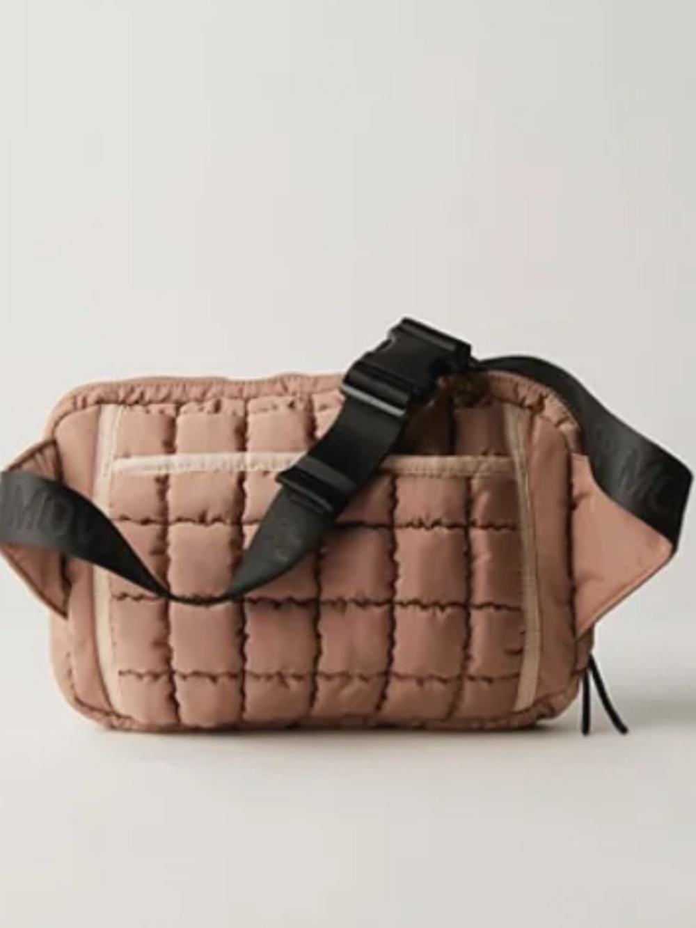 1197. FREE PEOPLE Quilted Muff sling bag in Sandy NWT $78 - Picture 2 of 4